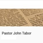 pastor john tabor youtube